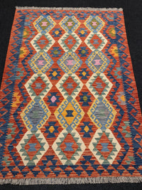 Handvävd Ull kelimmatta - 175 x 125 cm