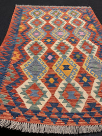 Handvävd Ull kelimmatta - 175 x 125 cm