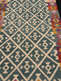 Handvävd Ull kelimmatta - 176 x 128 cm