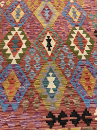 Handvävd Ull kelimmatta - 177 x 125 cm