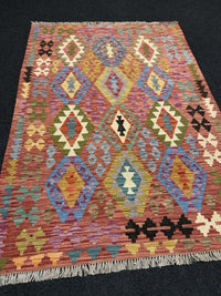 Handvävd Ull kelimmatta - 177 x 125 cm