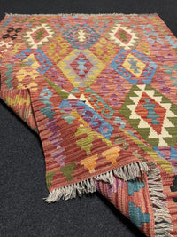 Handvävd Ull kelimmatta - 177 x 125 cm