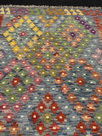 Handvävd Ull kelimmatta - 180 x 122 cm