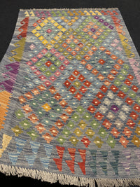 Handvävd Ull kelimmatta - 180 x 122 cm