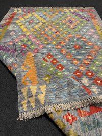 Handvävd Ull kelimmatta - 180 x 122 cm