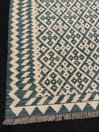 Handvävd Ull kelimmatta - 176 x 126 cm