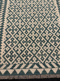 Handvävd Ull kelimmatta - 176 x 126 cm