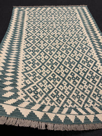 Handvävd Ull kelimmatta - 176 x 126 cm