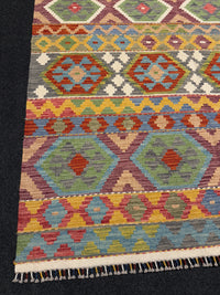 Handvävd Ull kelimmatta - 198 x 158 cm