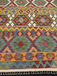 Handvävd Ull kelimmatta - 198 x 158 cm