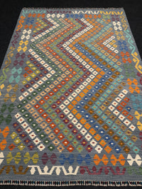 Handvävd Ull kelimmatta - 245 x 175 cm