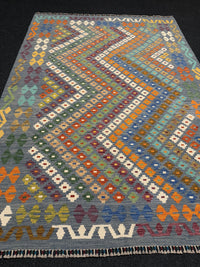 Handvävd Ull kelimmatta - 245 x 175 cm