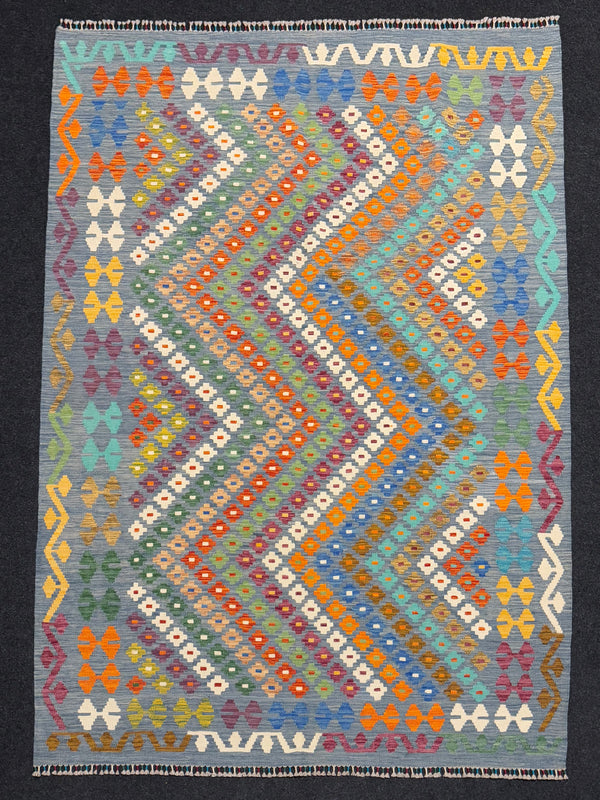 Handvävd Ull kelimmatta - 245 x 175 cm