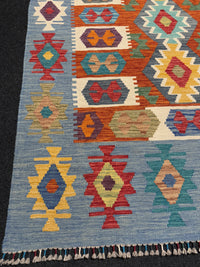 Handvävd Ull kelimmatta - 237 x 166 cm