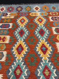 Handvävd Ull kelimmatta - 237 x 166 cm