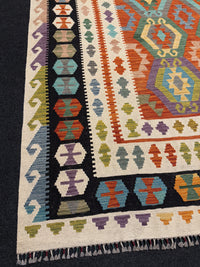 Handvävd Ull kelimmatta - 300 x 208 cm