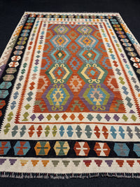 Handvävd Ull kelimmatta - 300 x 208 cm