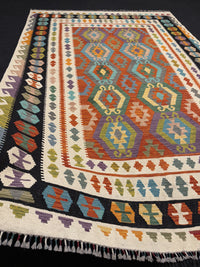 Handvävd Ull kelimmatta - 300 x 208 cm