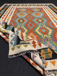 Handvävd Ull kelimmatta - 300 x 208 cm