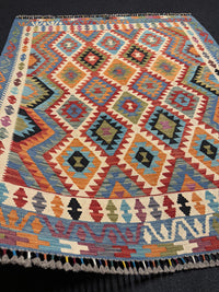 Handvävd Ull kelimmatta - 196 x 166 cm