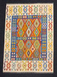 Handvävd Ull kelimmatta - 244 x 176 cm