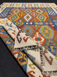 Handvävd Ull kelimmatta - 244 x 176 cm