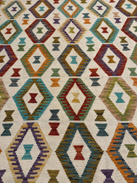 Handvävd Ull kelimmatta - 300 x 202 cm