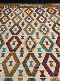 Handvävd Ull kelimmatta - 300 x 202 cm