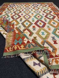 Handvävd Ull kelimmatta - 300 x 202 cm