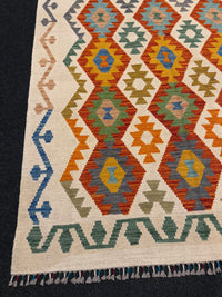 Handvävd Ull kelimmatta - 169 x 127 cm