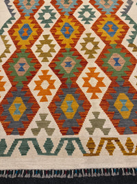 Handvävd Ull kelimmatta - 169 x 127 cm