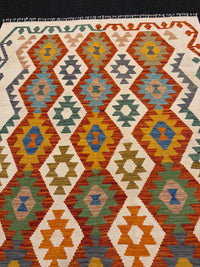 Handvävd Ull kelimmatta - 169 x 127 cm