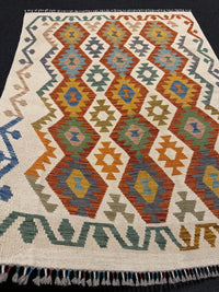 Handvävd Ull kelimmatta - 169 x 127 cm