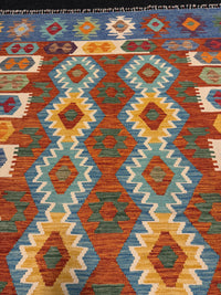 Handvävd Ull kelimmatta - 239 x 168 cm