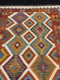 Handvävd Ull kelimmatta - 200 x 150 cm