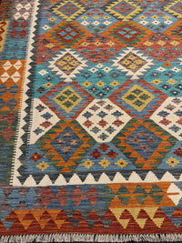 Handvävd Ull kelimmatta - 293 x 209 cm