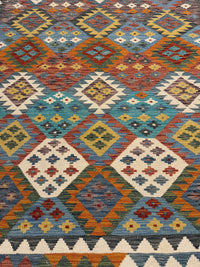 Handvävd Ull kelimmatta - 293 x 209 cm