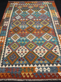 Handvävd Ull kelimmatta - 293 x 209 cm