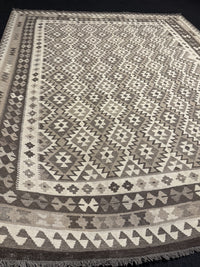Handvävd Ull kelimmatta - 297 x 254 cm