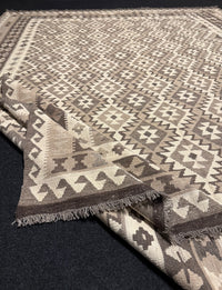 Handvävd Ull kelimmatta - 297 x 254 cm