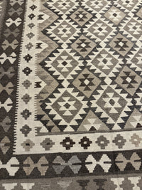 Handvävd Ull kelimmatta - 296 x 247 cm