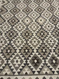 Handvävd Ull kelimmatta - 296 x 247 cm