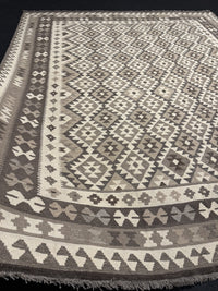 Handvävd Ull kelimmatta - 296 x 247 cm