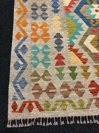 Handvävd Ull kelimmatta - 192 x 120 cm