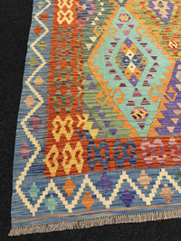 Handvävd Ull kelimmatta - 235 x 173 cm