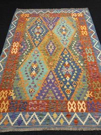 Handvävd Ull kelimmatta - 235 x 173 cm