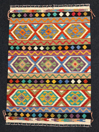 Handvävd Ull kelimmatta - 180 x 126 cm