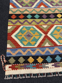 Handvävd Ull kelimmatta - 180 x 126 cm