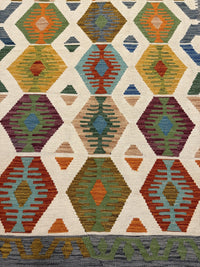 Handvävd Ull kelimmatta - 182 x 126 cm