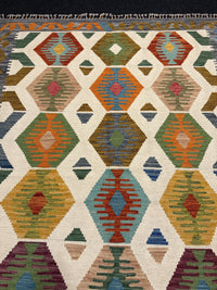 Handvävd Ull kelimmatta - 182 x 126 cm